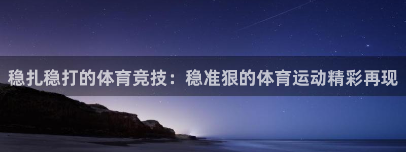 领航国际平台总代理：稳扎稳打的体育竞技：稳准狠的体育运动精彩再现