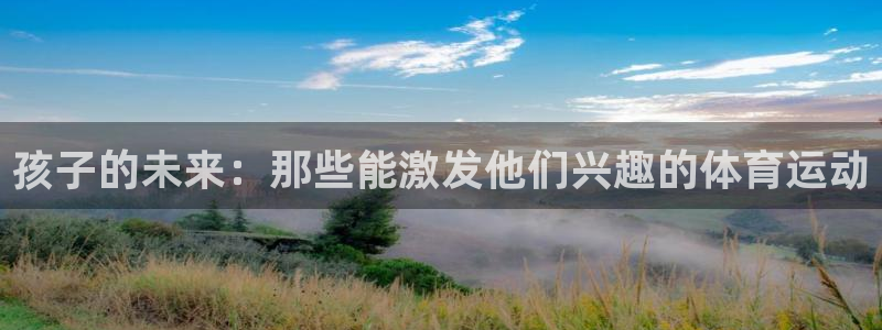 领航国际体育2：孩子的未来：那些能激发他们兴趣的体育运动
